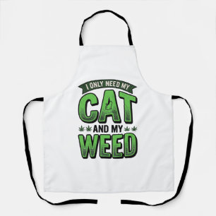 Tablier Chat et herbe engravure vintage design de t-shirt_