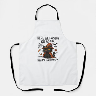 Tablier Chat Grumpy Halloween T-shirt classique