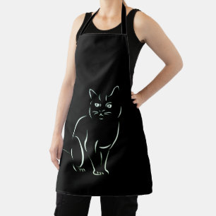 Tablier Chat Kitty Blanc