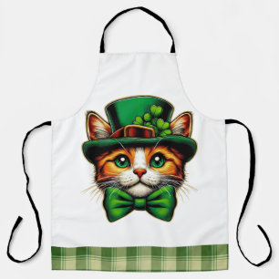 Tablier Chat mignon/chaton Saint Patrick's Day