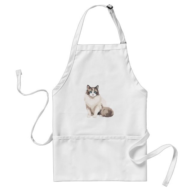 Tablier Chat Ragdoll (Devant)