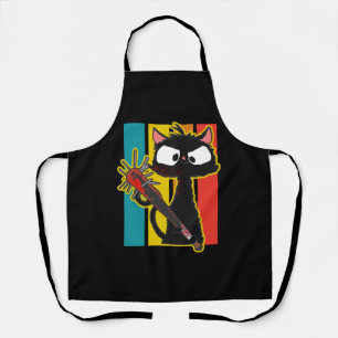 Tablier Chat Rétro Halloween Chat Vintage