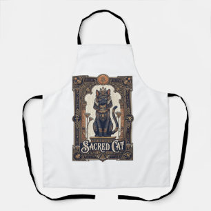 Tablier Chat Sacré Chat Égypte Antique Vintage Vector Art