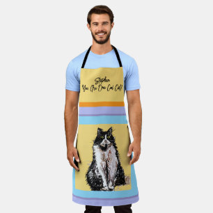 Tablier Chat Tuxedo Pastel Chats Femme Pastel Couleurs
