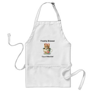 Tablier Chat Whimsical