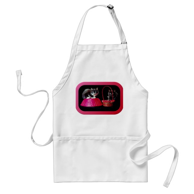 Tablier Chatons dans les paniers de Pâques (Devant)