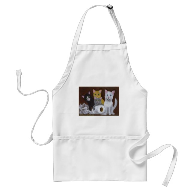 Tablier Chatons Joueurs (Devant)