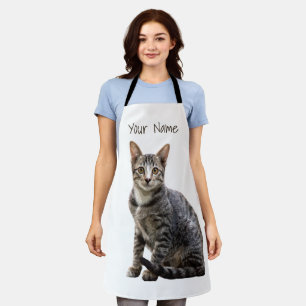 Tablier Chats Portrait Vintage Animat Tomcat Animal Design