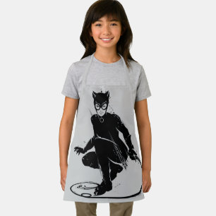 Tablier Chatte Encre Brosse Pose