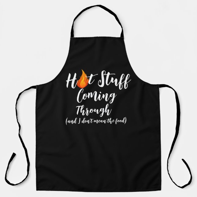 Tablier "Chaud Stuff Arrivé" Apron, Chaud Dog Kitchen (Recto)
