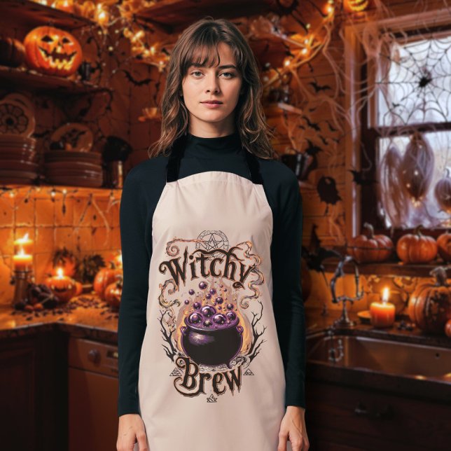 Tablier Chaudron de sorcière de scénario effrayant look vi (Créateur téléchargé)