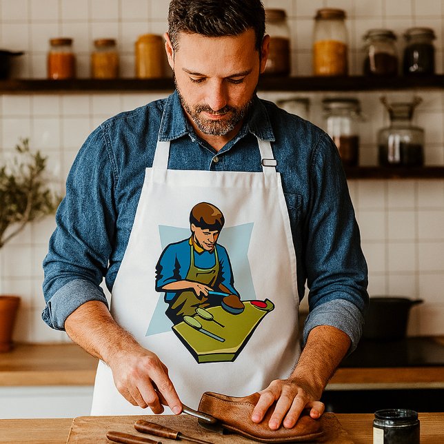 Tablier Chaussure de réparation Cobbler Vintage Shoemaker (Créateur téléchargé)