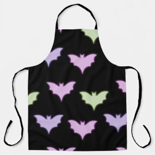 Tablier Chauves-souris violet rose néon coloré Halloween