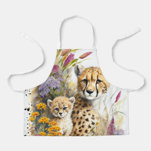 Tablier Cheetah Bébé et maman Enfants