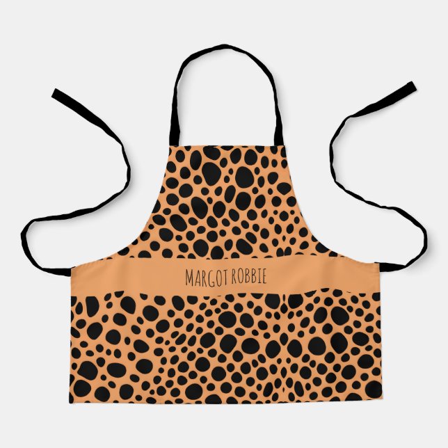Tablier Cheetah skin Small Abstrait Safari Motif (Recto)