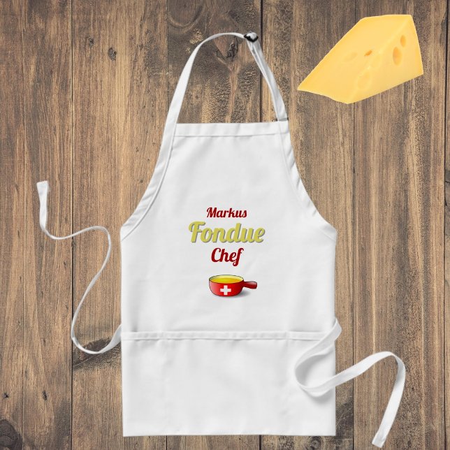 Tablier Chef à Fondue Personnalisé (Créateur téléchargé)