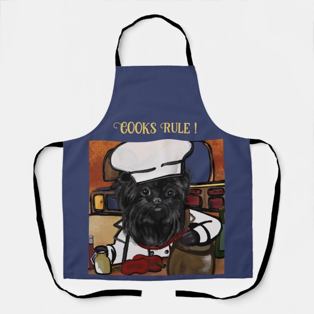 Tablier Chef Affenpinscher     (Recto)