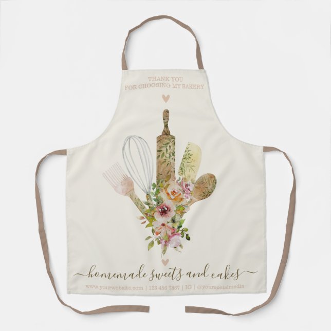 Tablier Chef Boulangerie Traiteur Cuisine Rustique (Recto)