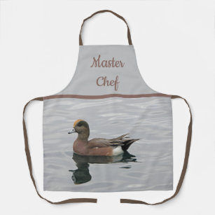 Tablier Chef Canard Photo Wigeon Calm Water Nature