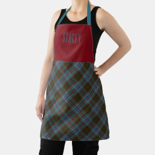Tablier Chef Clan Anderson Tartan Nom du plan
