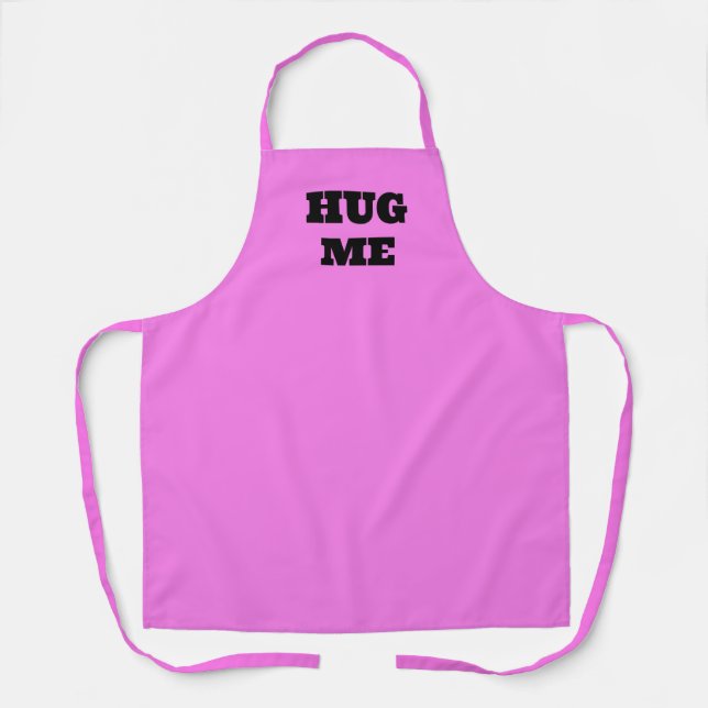 Tablier Chef cool Baker Womens Aprons, Rose Hug Me Imprime (Recto)