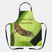 Chef cuisinier Animal Tropical Brown Gecko