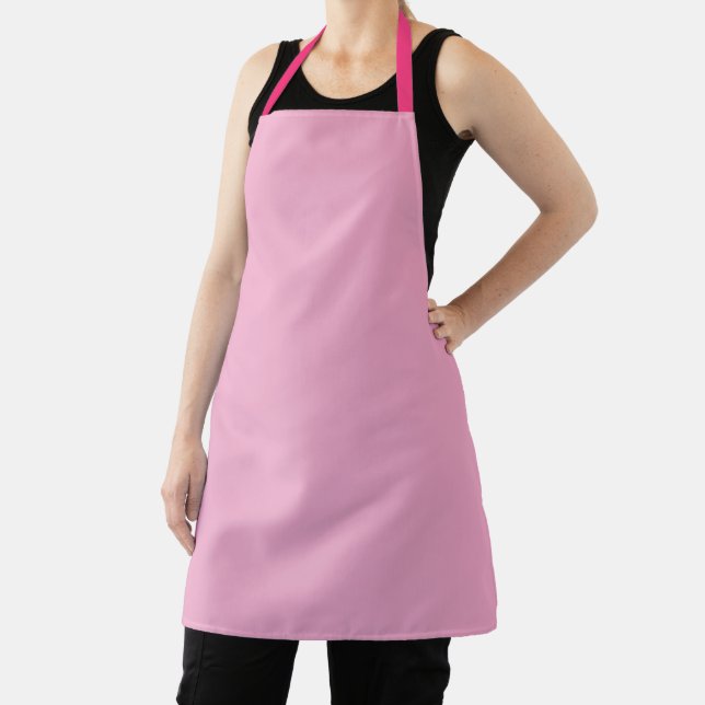 Tablier Chef Cuisinier Cuisine Traiteur Rose  (Insitu)