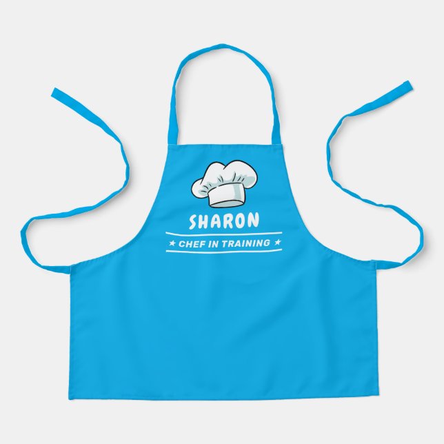 Tablier Chef en formation Chef Casquette Logo pour Enfants (Recto)