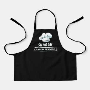 Tablier Chef en formation Chef Casquette pour enfants Noir