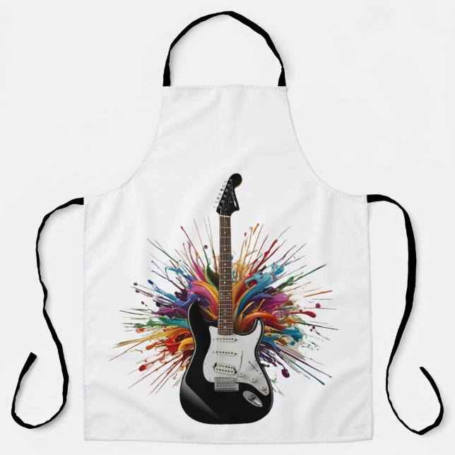 Tablier Chef guitare de Rockin Maestro Apron (Recto)