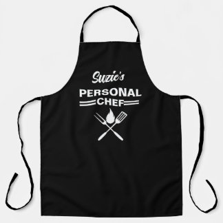 Tablier Chef personnalisé - Nom personnalisé Kitch