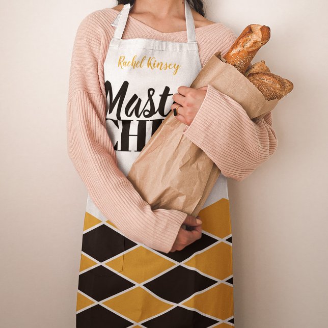 Tablier Chef principal nom du vérificateur personnalisé no (Créateur téléchargé)