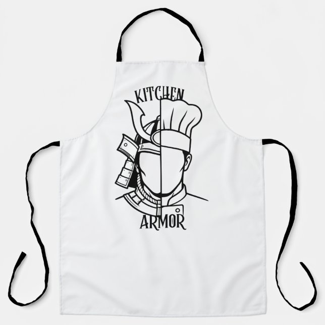 Tablier Chef Samouraï - Kitchen Armor Premium (Recto)