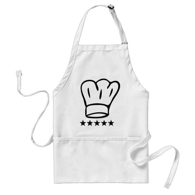 Tablier chefhat cinq étoiles (Devant)