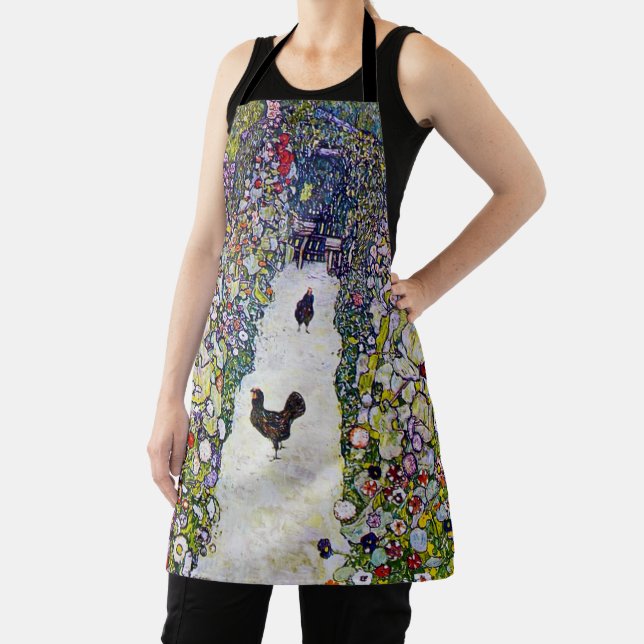 Tablier Chemin du jardin avec les poulets, Gustav Klimt (Insitu)
