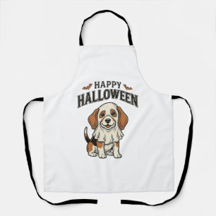 Tablier Chemise à gravure vintage de chien fantôme Joyeux