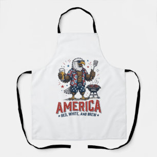 Tablier Chemise America Red White And Brew Eagle BBQ (7)_1