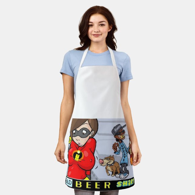 Tablier Chemise Cold Beer (Porté)