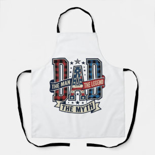 Tablier Chemise DAD L'homme La Légende La Mythe Vintage De