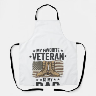 Tablier Chemise de bottes de combat patriotique pour papa