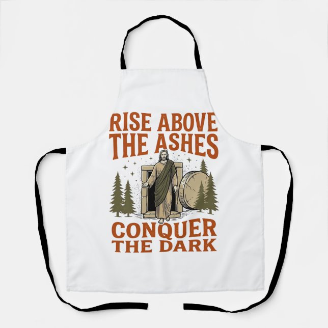 Tablier Chemise de citation de grotte de résurrection vint (Recto)