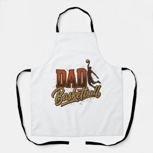 Tablier Chemise de conception de gravure vintage de basket