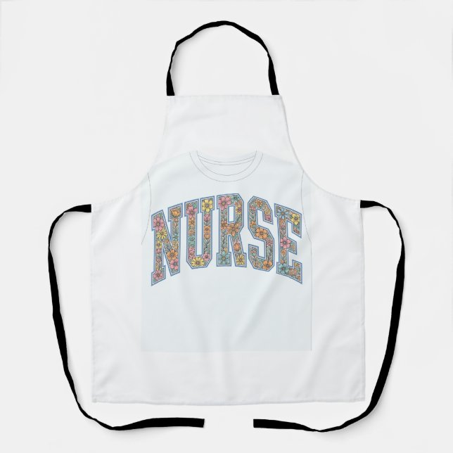 Tablier Chemise de conception de lettrage universitaire fl (Recto)