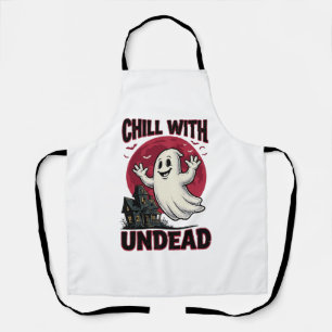 Tablier Chemise de fantôme d'Halloween Design Zombie Haunt