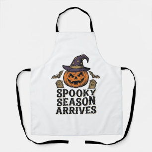 Tablier Chemise de gravure vintage Halloween Citrouille de