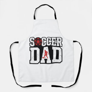 Tablier Chemise de Papa de Football Vintage à Typographie 
