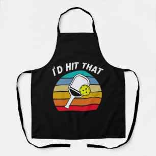 Tablier Chemise de Pickleball Drôle
