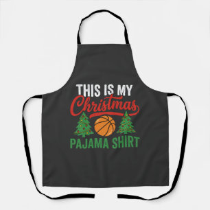 Tablier Chemise de pyjama de Noël de basket-ball