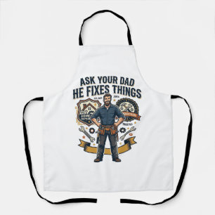 Tablier Chemise de réparation de papa de la fête des pères