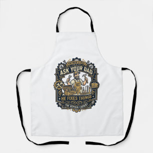 Tablier Chemise de réparation de papa de la fête des pères